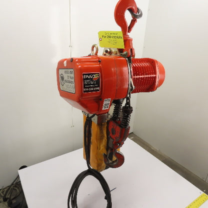 Black Bear YSSD-300 3 Metric Ton Dual Speed Electric Chain Hoist 230V 3Ph 6600lb