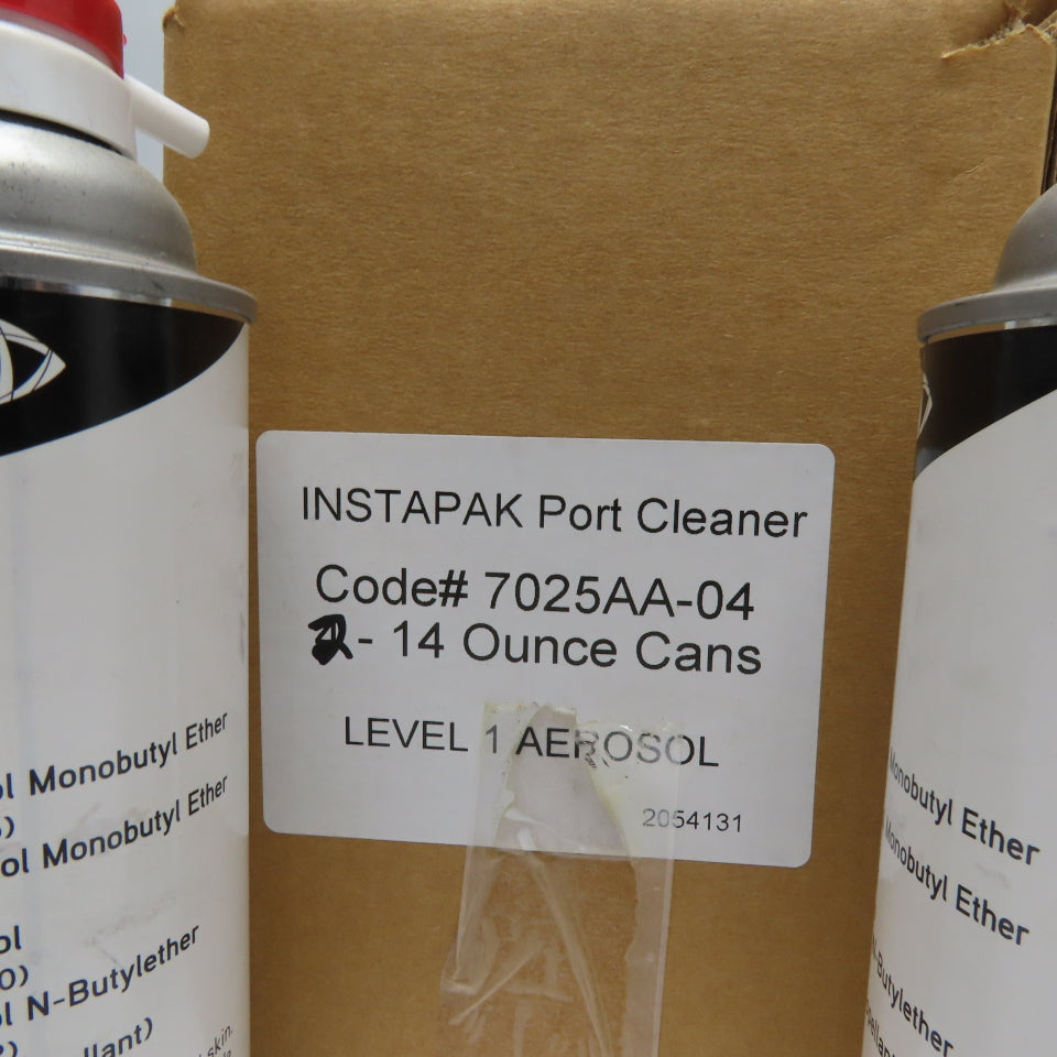 Sealed Air 7025AA-04 Instapak Port Cleaner Level 1 Aerosol 14 oz Lot Of 2