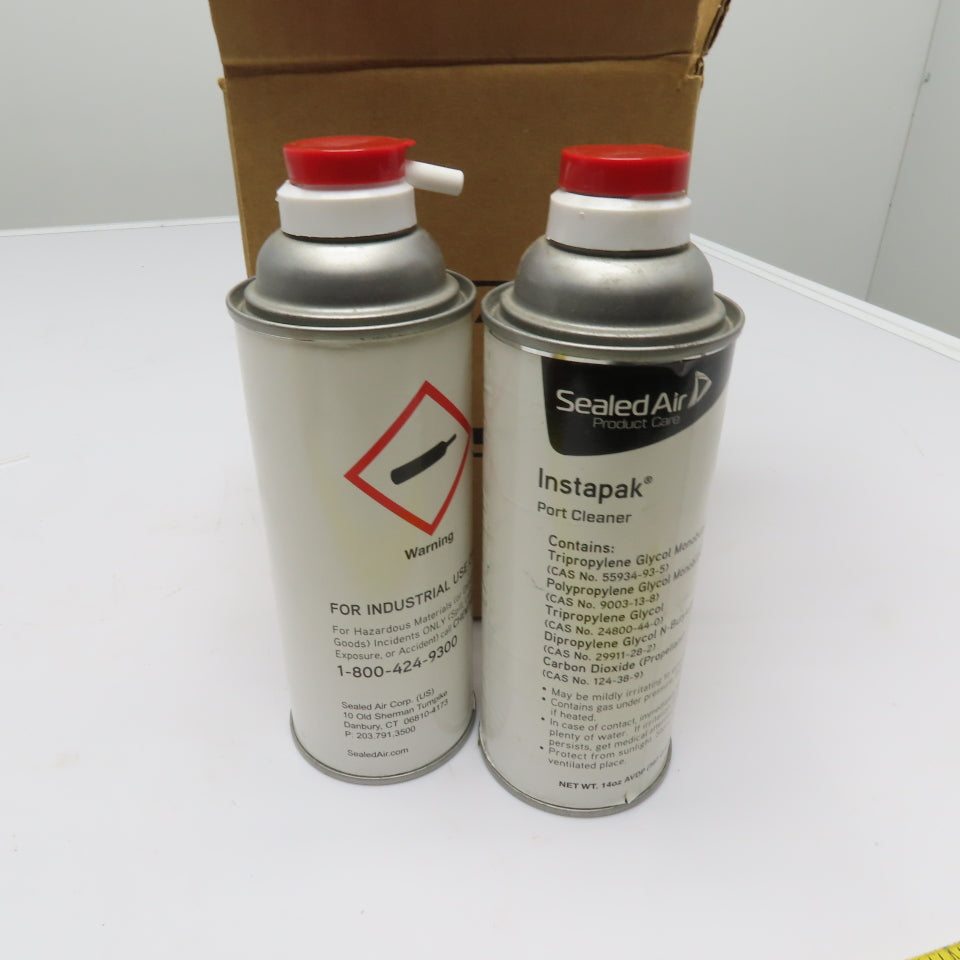 Sealed Air 7025AA-04 Instapak Port Cleaner Level 1 Aerosol 14 oz Lot Of 2