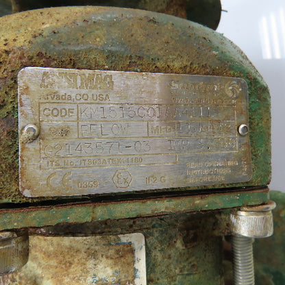 Ansimag KM1515C01AA41115 1/2HP Mag Drive Centrifugal Pump 230/460V 3Ph