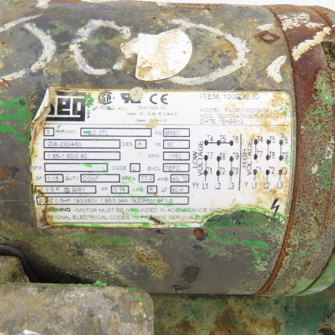 Ansimag KM1515C01AA41115 1/2HP Mag Drive Centrifugal Pump 230/460V 3Ph