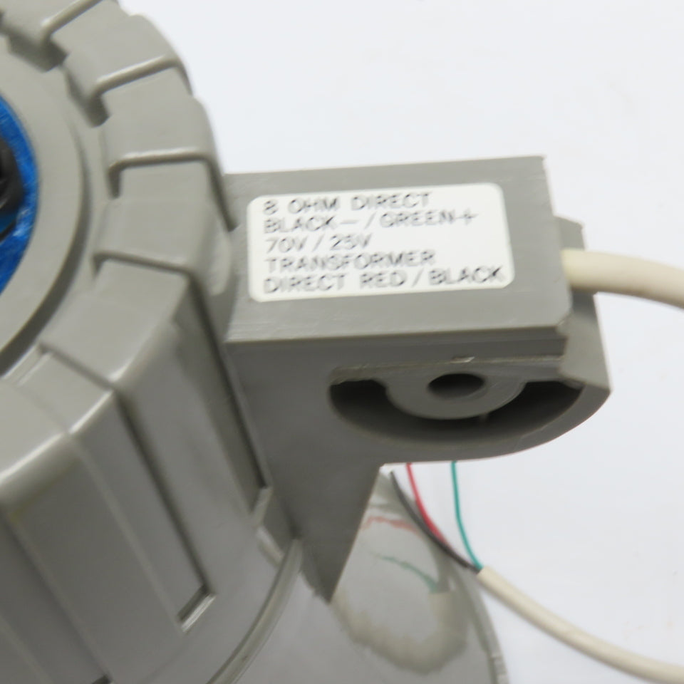Atlas Sound GA-15T 15W Horn Loudspeaker 8 Ohm Direct 70V / 25V Transformer