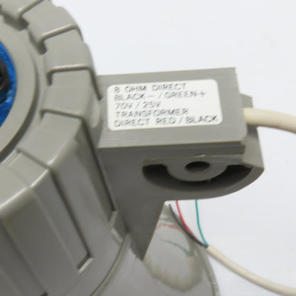 Atlas Sound GA-15T 15W Horn Loudspeaker 8 Ohm Direct 70V / 25V Transformer