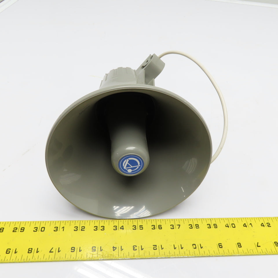 Atlas Sound GA-15T 15W Horn Loudspeaker 8 Ohm Direct 70V / 25V Transformer