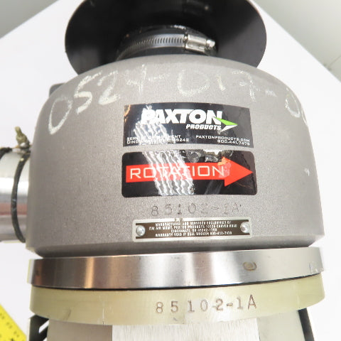 Paxton Products AT1200 15HP Centrifugal Air Blower 3Ph 208-230/460V 845CFM