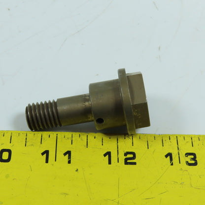 M12x1.75 Male Hardened Banjo Bolt M6x1.0 Internal Thread 20mm Shoulder 40mm OAL