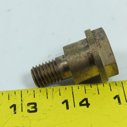 M12x1.75 Male Hardened Banjo Bolt M6x1.0 Internal Thread 20mm Shoulder 32mm OAL