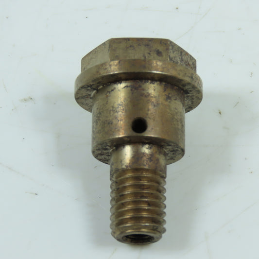 M12x1.75 Male Hardened Banjo Bolt M6x1.0 Internal Thread 20mm Shoulder 32mm OAL