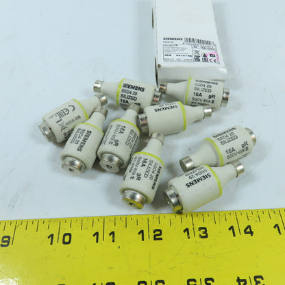 Siemens 5SD4 20 16A gR DII SILIZED Fuse Link 500V Lot Of 14