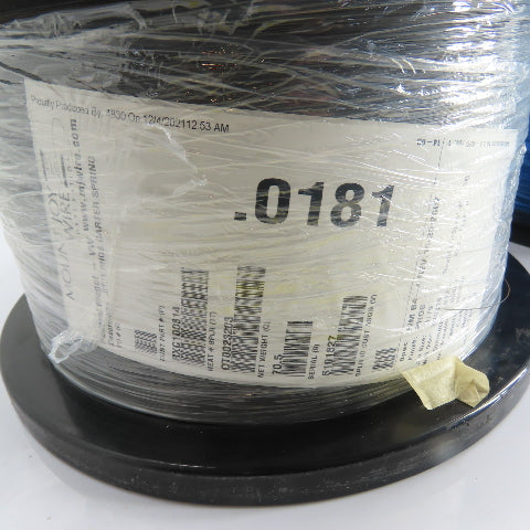 Mount Joy Wire RXC100614 0.0181" PHOS Garter Spring Wire 70 lbs Per Spool Lot/2