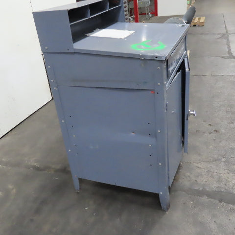 Shop Desk Shop Stand Workstation Cabinet Organizer 34" x 29" x 36" Tall