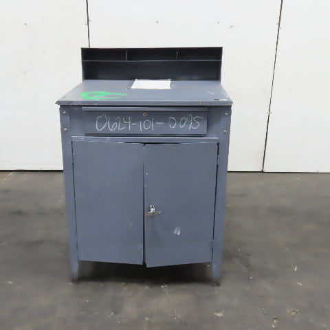 Shop Desk Shop Stand Workstation Cabinet Organizer 34" x 29" x 36" Tall