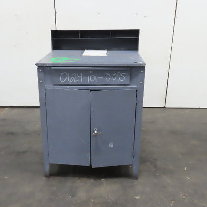 Shop Desk Shop Stand Workstation Cabinet Organizer 34" x 29" x 36" Tall