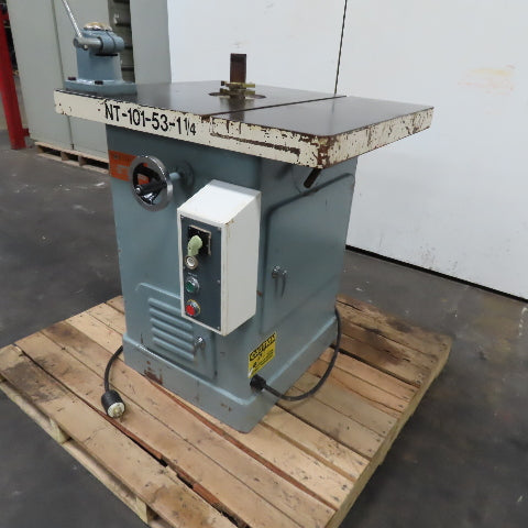 Northtech NT-101-53-1 1/4 Industrial Wood Shaper 1-1/4" Spindle 230V 3Ph 5HP
