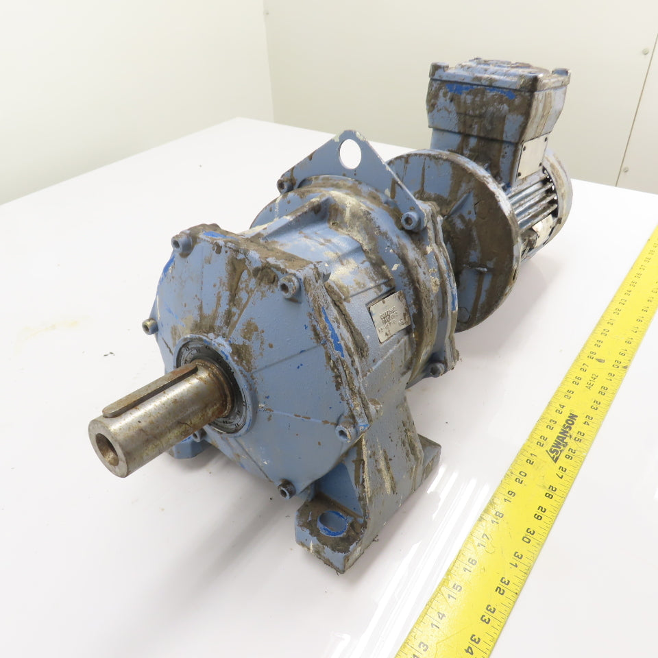 Motovario PRC/063 B3-6-7-8 Inline Gearmotor 88.6:1 Ratio 230/400V 3Ph