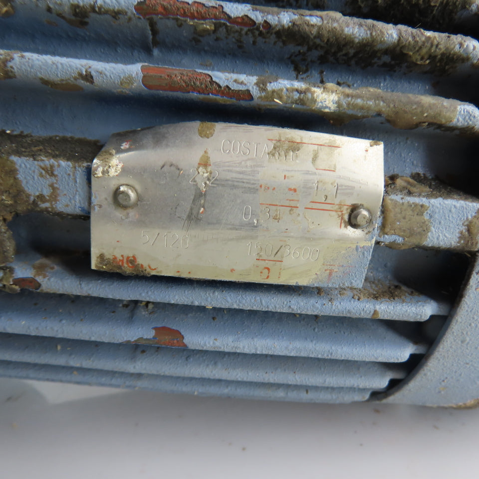 Motovario PRC/063 B3-6-7-8 Inline Gearmotor 88.6:1 Ratio 230/400V 3Ph