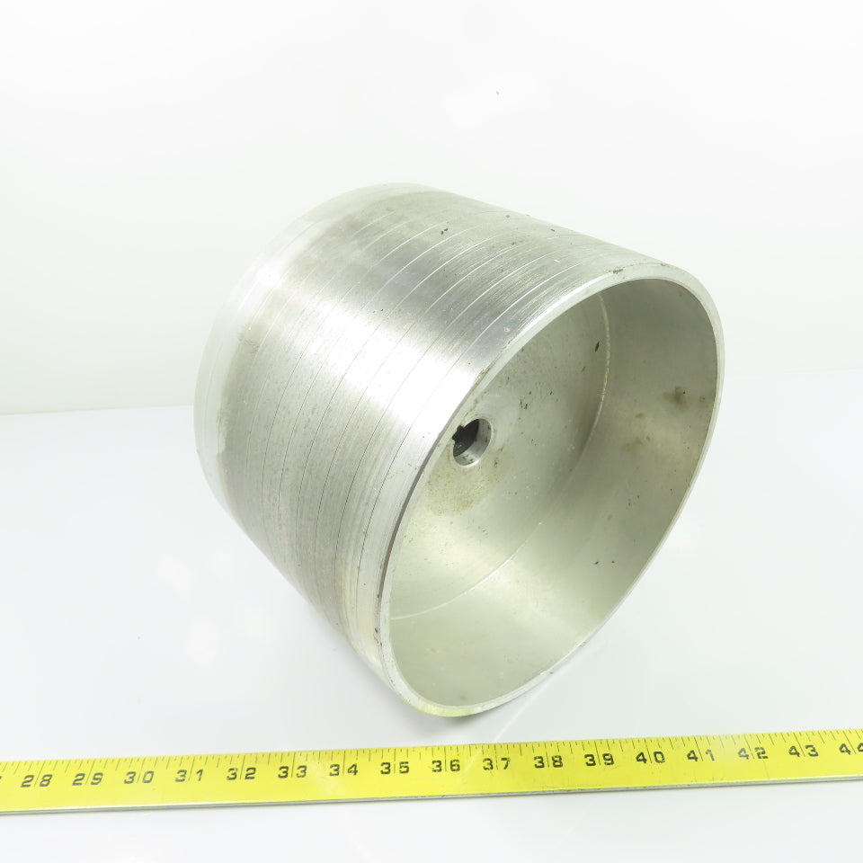 9-1/4" OD x 6-1/4" Wide Aluminum Conveyor Idler Roller 28mm Bore