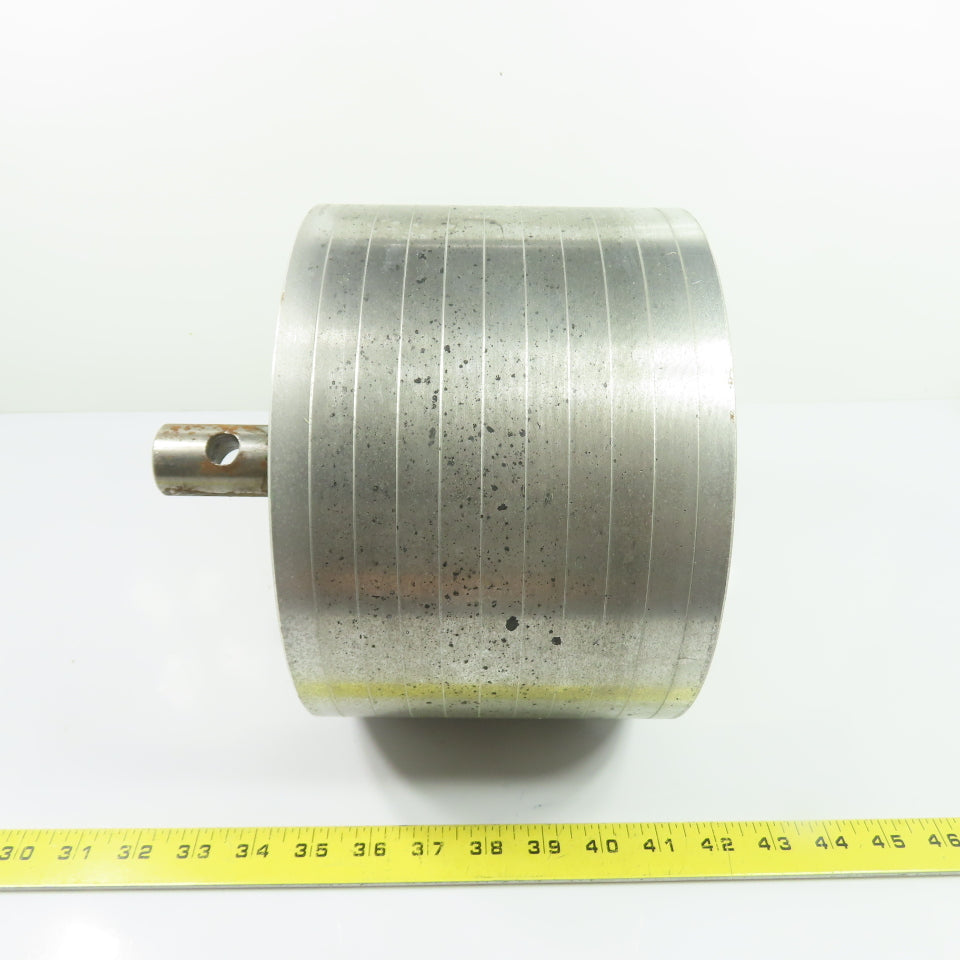 9-1/4" OD x 6-1/4" Wide Aluminum Conveyor Idler Roller 1-3/8" Shaft