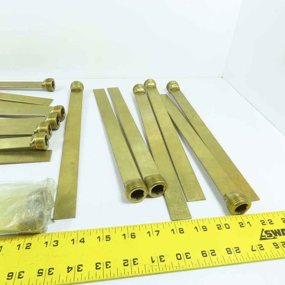 DME SB34x12 3/4" NPT x 12" Brass Baffle Plug 15/16" Wide Lot Of 19