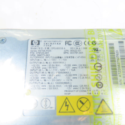 HP 379123-001 DPS-800GB 1000W Hot-Swap Redundant Power Supply 100-240VAC