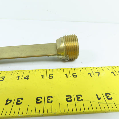 DME SB114x16 1-1/4" NPT x 16" Brass Baffle Plug 1-31/64" Wide