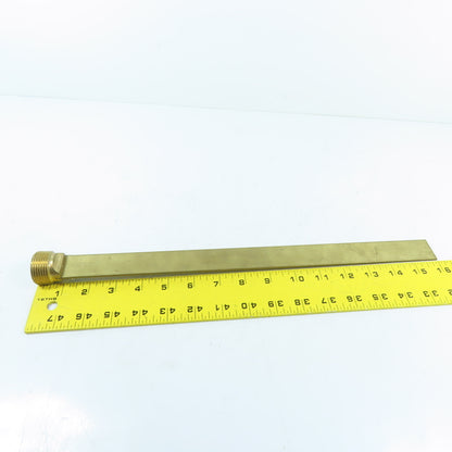 DME SB114x16 1-1/4" NPT x 16" Brass Baffle Plug 1-31/64" Wide