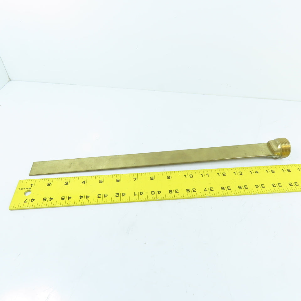 DME SB114x16 1-1/4" NPT x 16" Brass Baffle Plug 1-31/64" Wide