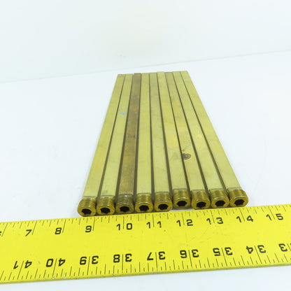 DME SB38x12 3/8" NPT x 12" Brass Baffle Plug 9/16" Wide Lot Of 9