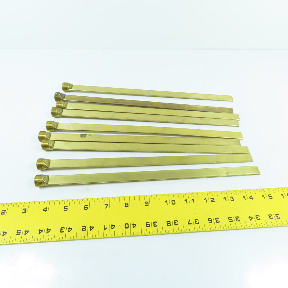 DME SB38x12 3/8" NPT x 12" Brass Baffle Plug 9/16" Wide Lot Of 9