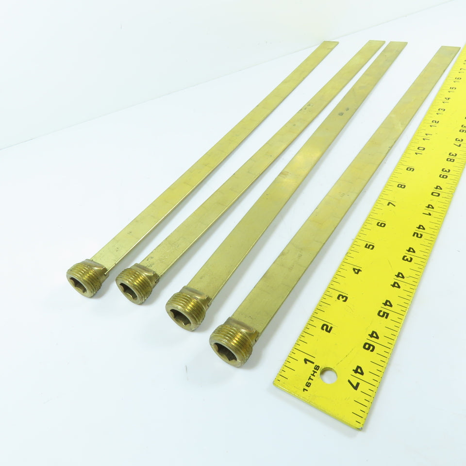 DME SB34x20 3/4" NPT x 20" Brass Baffle Plug 15/16" Wide Lot Of 4
