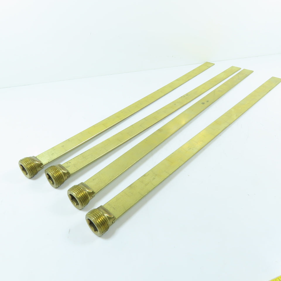 DME SB34x20 3/4" NPT x 20" Brass Baffle Plug 15/16" Wide Lot Of 4