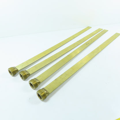 DME SB34x20 3/4" NPT x 20" Brass Baffle Plug 15/16" Wide Lot Of 4