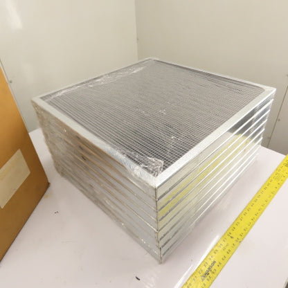 P0540009-00189 24" x 24" Aluminum Mesh Panel Filter Element Lot Of 8
