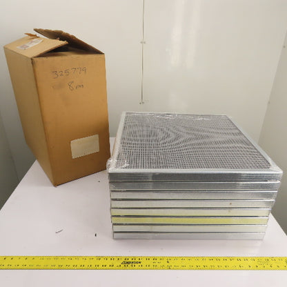 P0540009-00189 24" x 24" Aluminum Mesh Panel Filter Element Lot Of 8