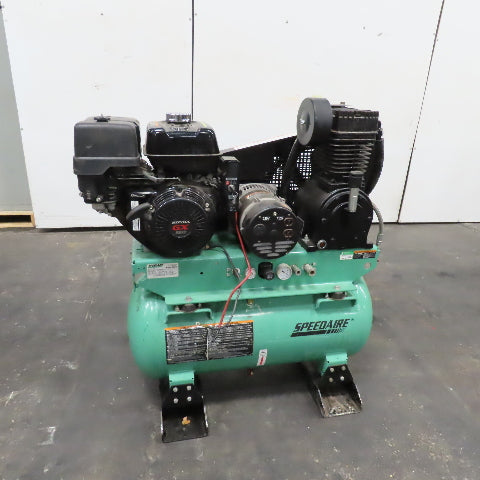 Speedaire AG2-SH13-30GE 6EWK6 30 Gal Air Compressor Generator Honda GX390 3500W