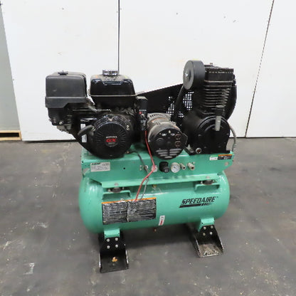 Speedaire AG2-SH13-30GE 6EWK6 30 Gal Air Compressor Generator Honda GX390 3500W