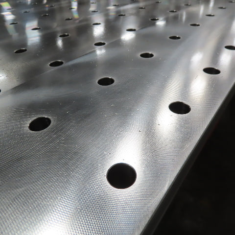60" x 96" Machined Grid Welding Jig Set Up Fixture Table 1-1/4" Thick Top