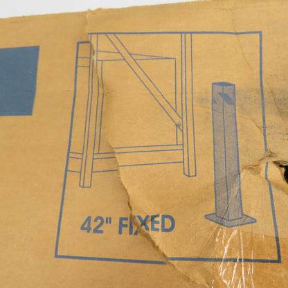 Uline H-8265 42" Fixed Square Safety Bollard 4.5" Diameter New