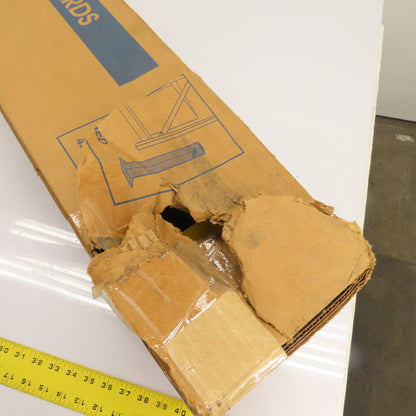 Uline H-8265 42" Fixed Square Safety Bollard 4.5" Diameter New