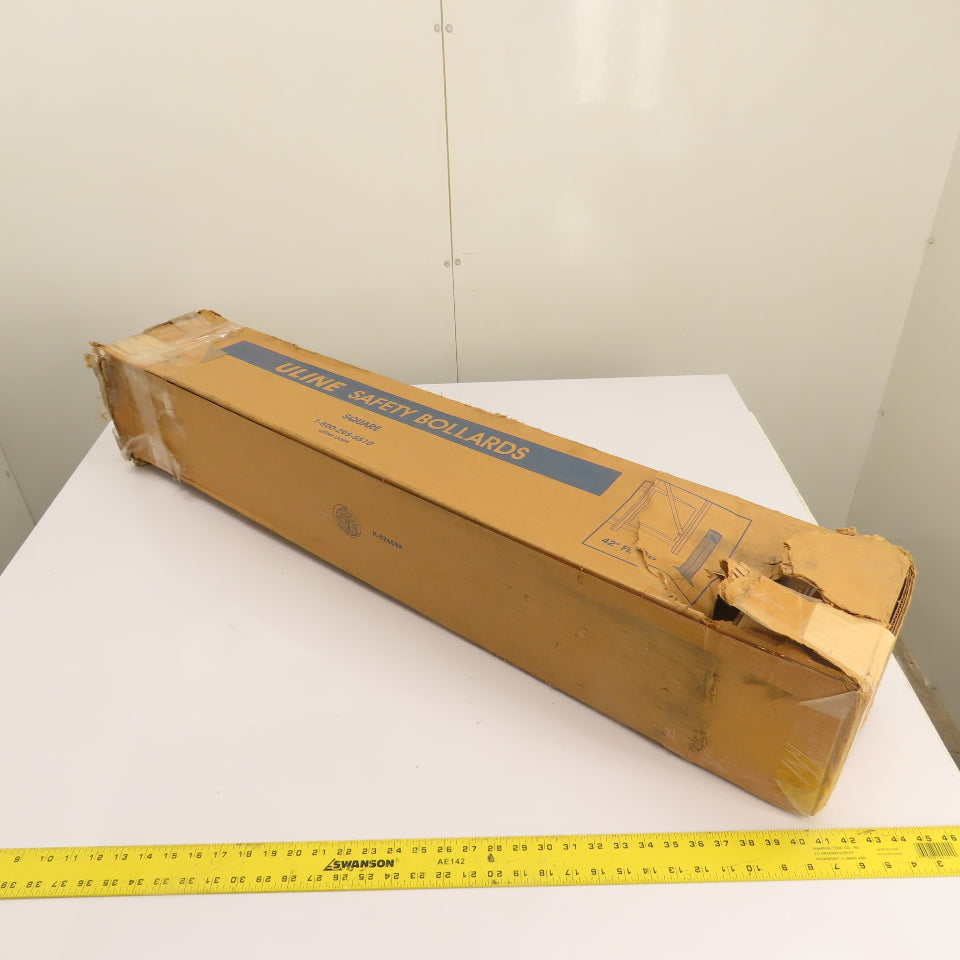 Uline H-8265 42" Fixed Square Safety Bollard 4.5" Diameter New