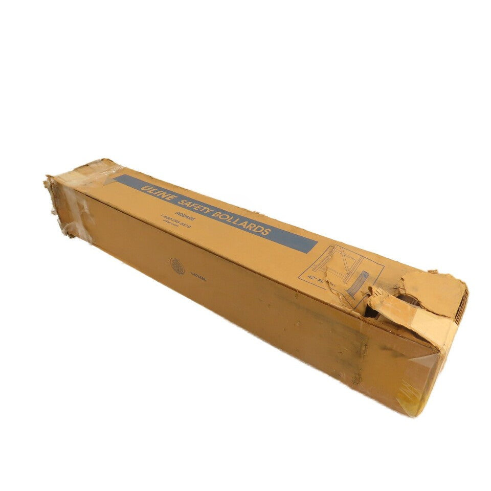 Uline H-8265 42" Fixed Square Safety Bollard 4.5" Diameter New