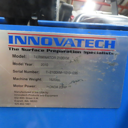 Innovatech Terminator 2100XM Ride-On 20HP LP Propane Floor Scraper Demo Machine