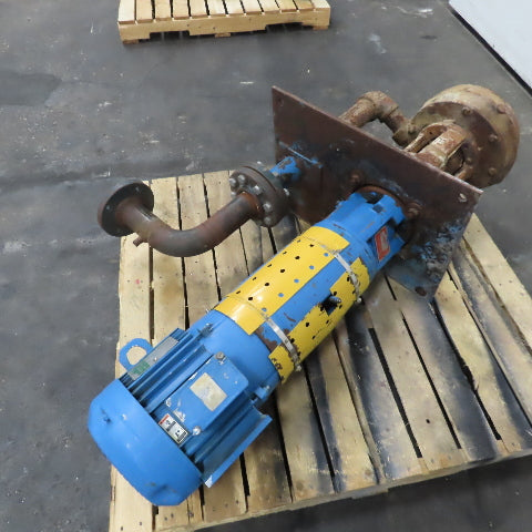 Gusher 2.5X2.5-10S EL-CDM-AP 5HP Vertical End Suction Pump 115 GPM 95' TDH 3Ph