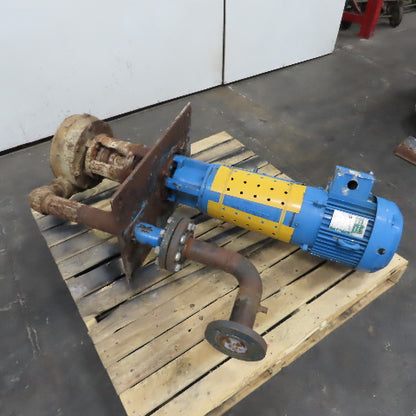 Gusher 2.5X2.5-10S EL-CDM-AP 5HP Vertical End Suction Pump 115 GPM 95' TDH 3Ph
