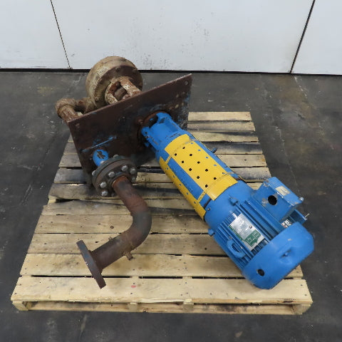 Gusher 2.5X2.5-10S EL-CDM-AP 5HP Vertical End Suction Pump 115 GPM 95' TDH 3Ph