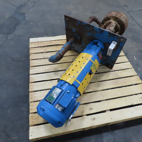 Gusher 1.5X1.5-9SE EL-CDM-AP 3HP Vertical End Suction Pump 75GPM 55' TDH 3Ph