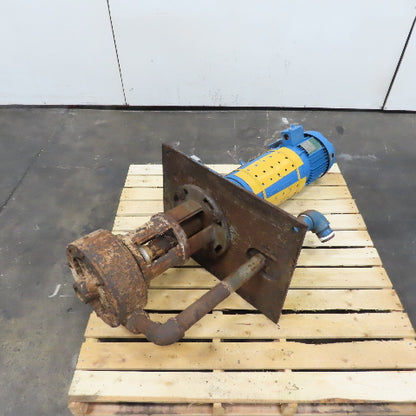 Gusher 1.5X1.5-9SE EL-CDM-AP 3HP Vertical End Suction Pump 75GPM 55' TDH 3Ph