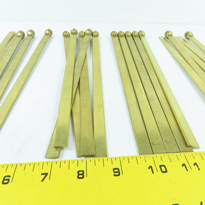DME SB14x10 1/4" x 10" Brass Baffle Plug 7/16" Wide Lot Of 24