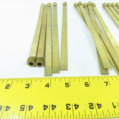 DME SB14x10 1/4" x 10" Brass Baffle Plug 7/16" Wide Lot Of 24