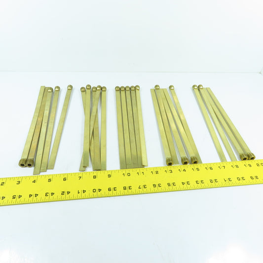 DME SB14x10 1/4" x 10" Brass Baffle Plug 7/16" Wide Lot Of 24